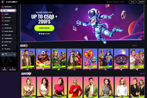 lunubet zahraniční online casina