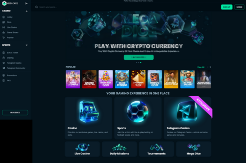 mega dice (4) Casino Bonus Za Registraci Bez Vkladu