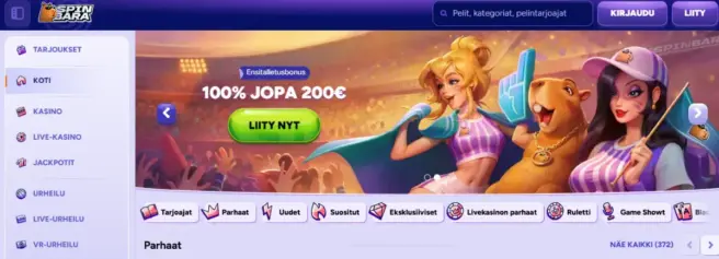 spinbara kasino etusivu