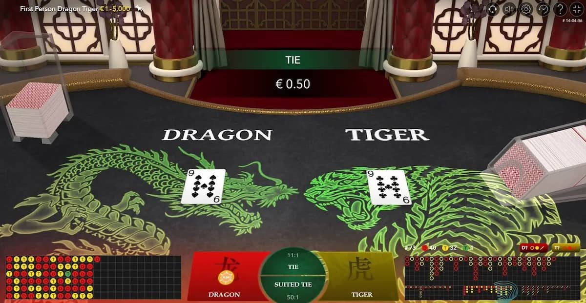Các ván bài Dragon Tiger diễn ra nhanh chóng