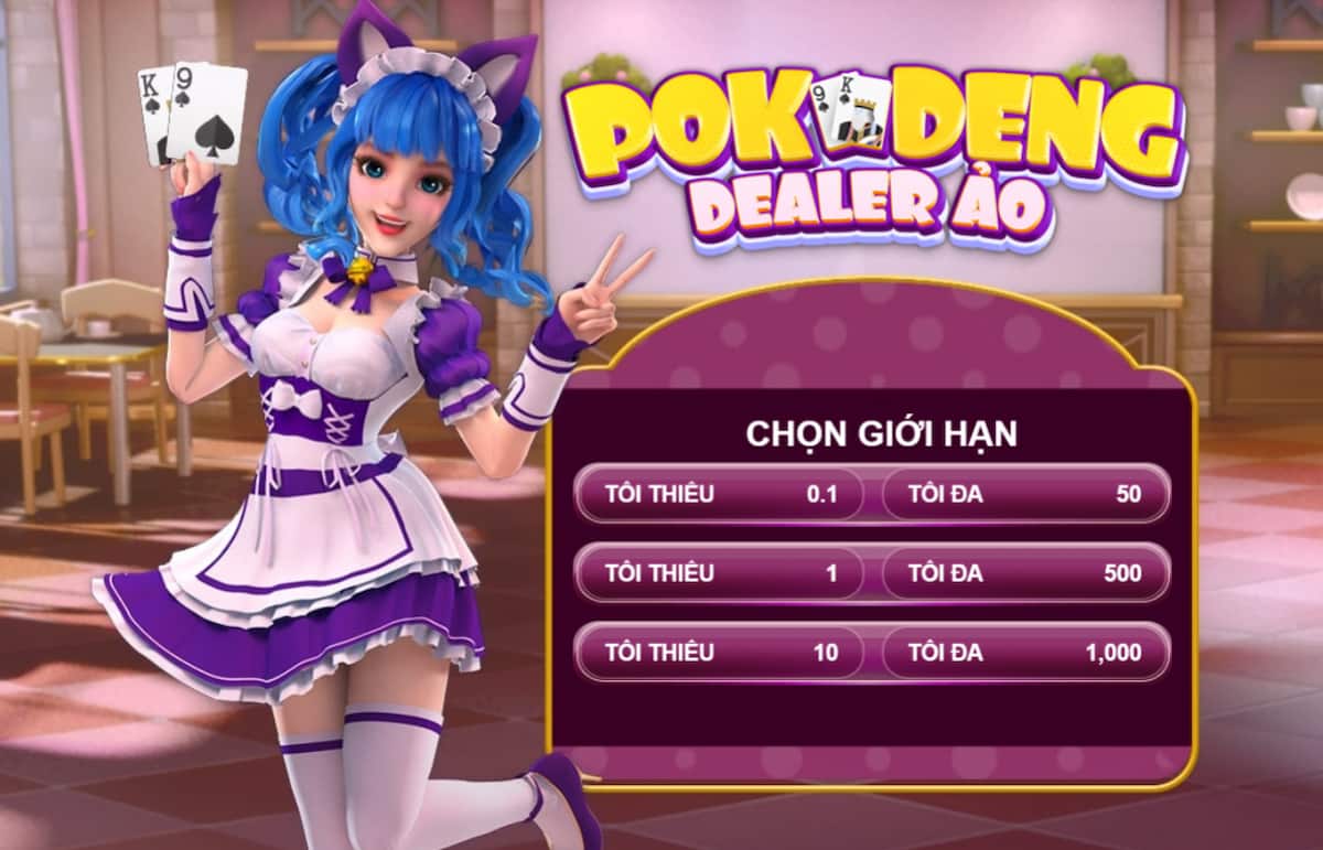 Chọn bàn chơi Pok Deng có giới hạn cược phù hợp