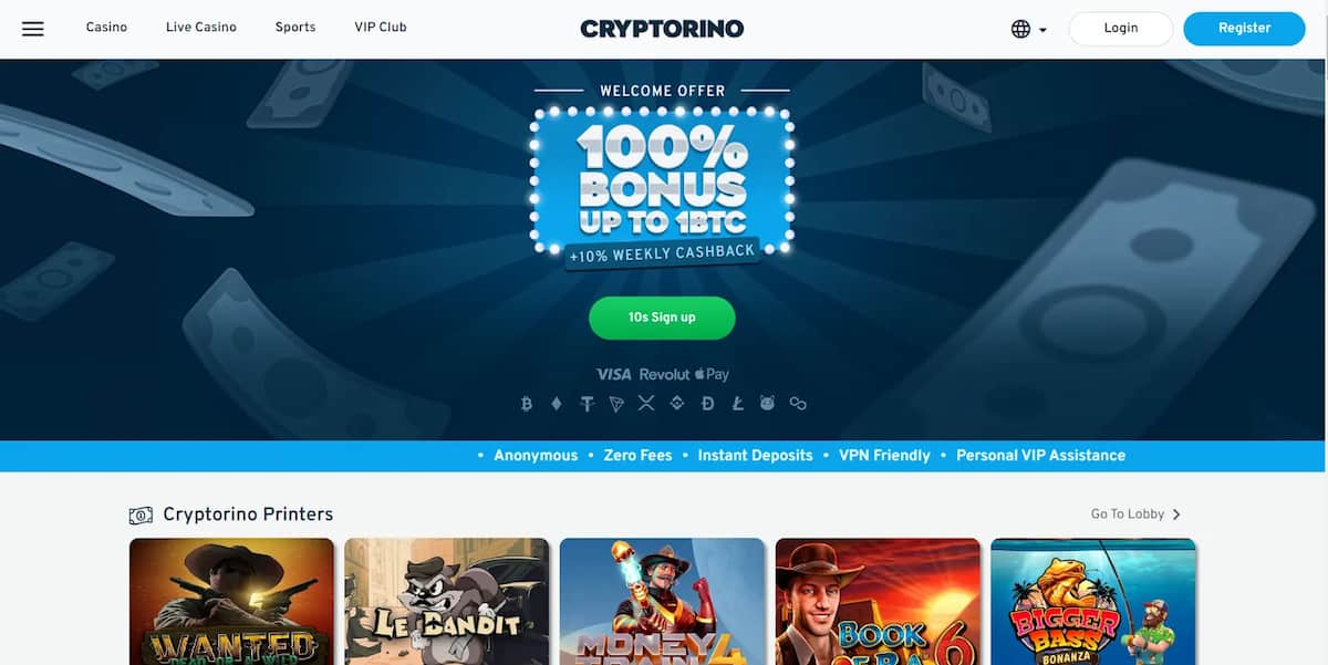Cryptorino - Sân chơi an toàn cho các bet thủ chuyên nghiệp
