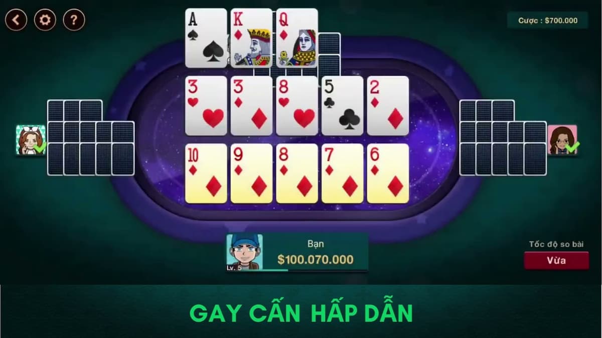Mậu Binh là game bài đầy gay cấn, hấp dẫn