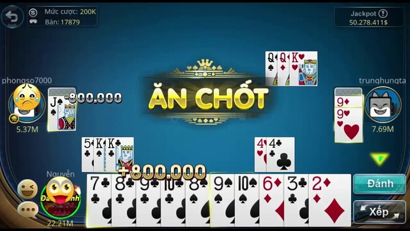 Nắm rõ quy tắc ăn chốt khi chơi Phỏm