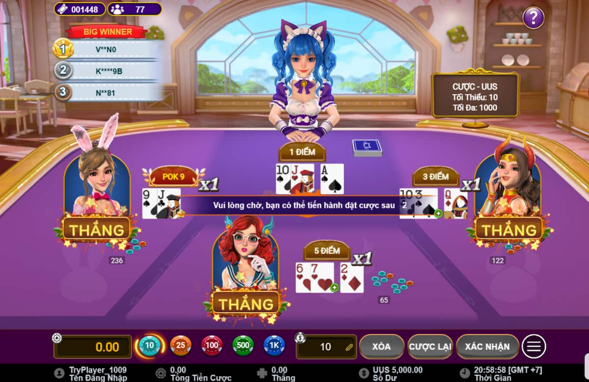 Người chơi so bài với Dealer, nếu bài cao hơn là có thể giành chiến thắng