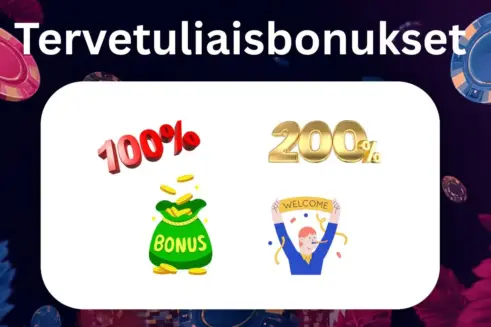 tervetuliaisbonukset