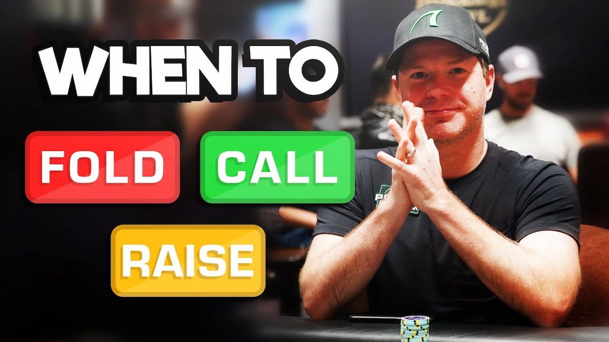 Chọn Raise đúng lúc khi chơi Razz Poker để gây áp lực cho đối thủ