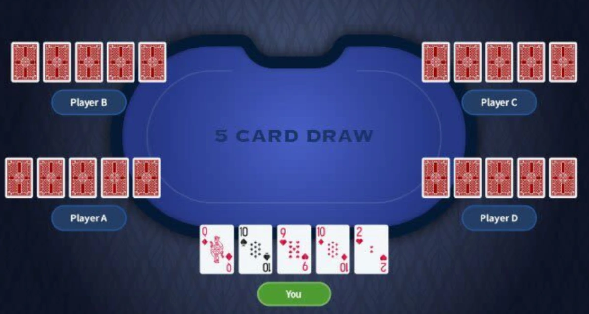 Poker 5 lá online xuất hiện tạo nên sự bùng nổ cho game bài này 