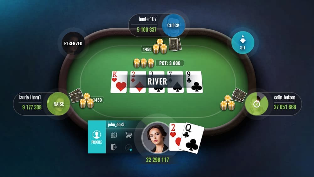 Texas Holdem mang tính đối kháng cao