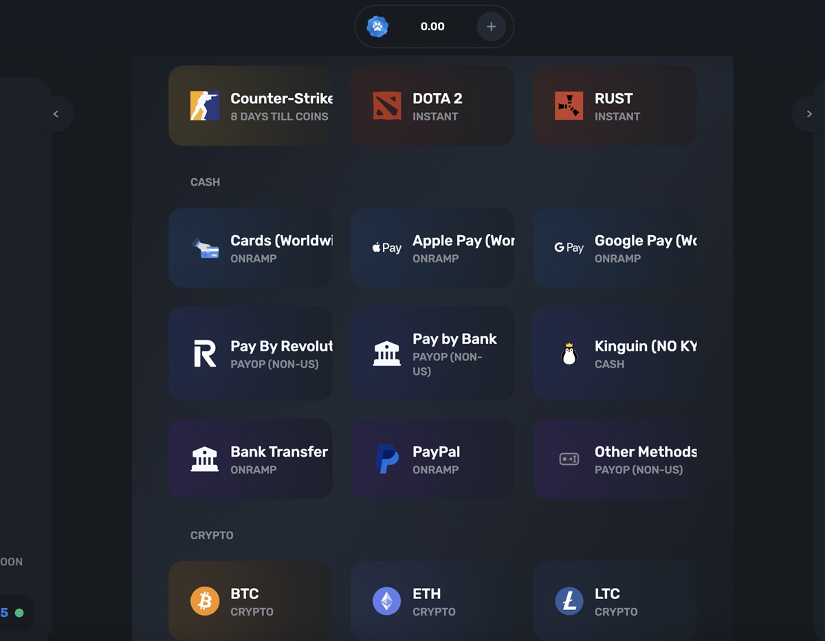 Lựa chọn hình thức nạp tiền nạp skin phù hợp