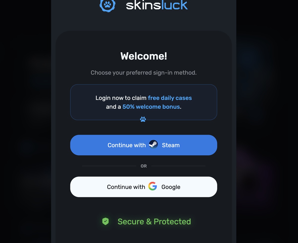 Tham gia cá cược nhanh chóng và dễ dàng cùng Skinsluck