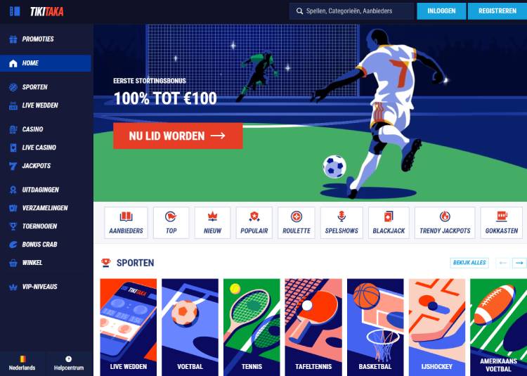 TikiTaka, online bookmakers