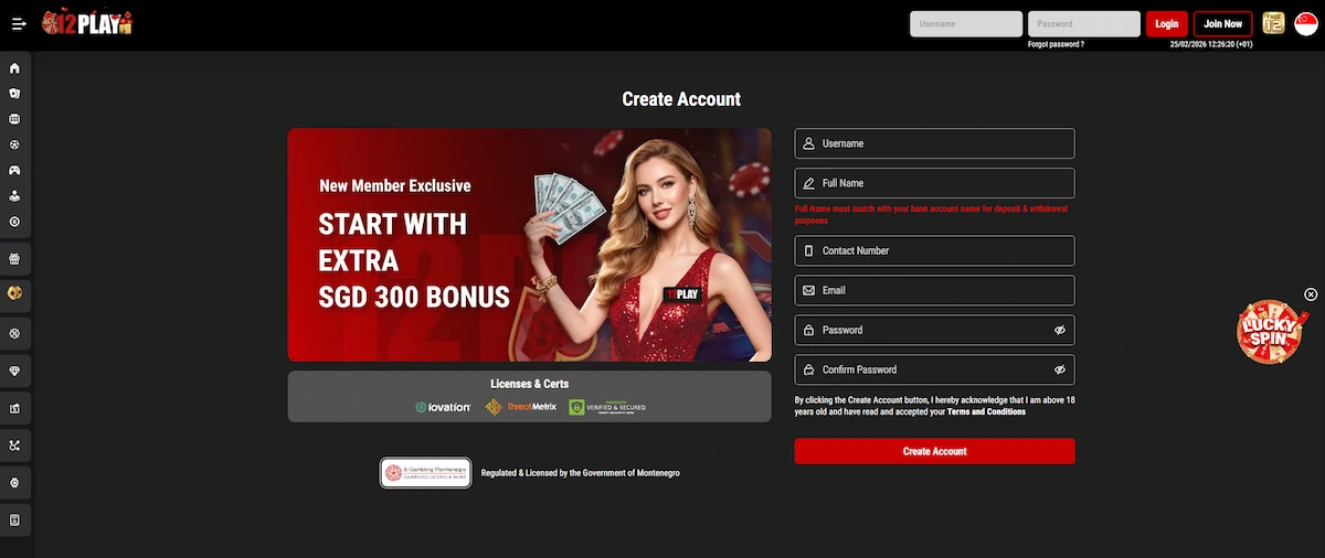 12Play: Best Online Casino in Malaysia for Bonuses