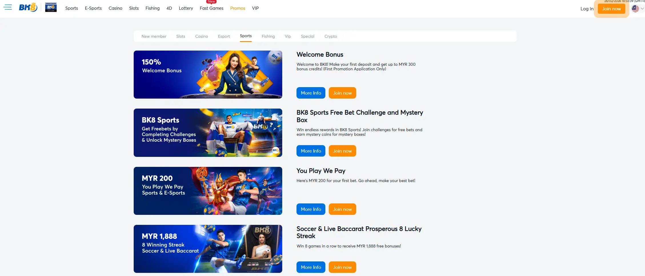 Bonuses at Malaysian Betting Sites