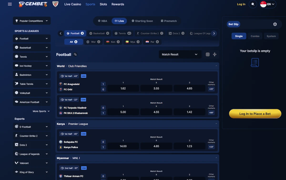 GemBet: Best Welcome Bonus for Online Betting in Singapore