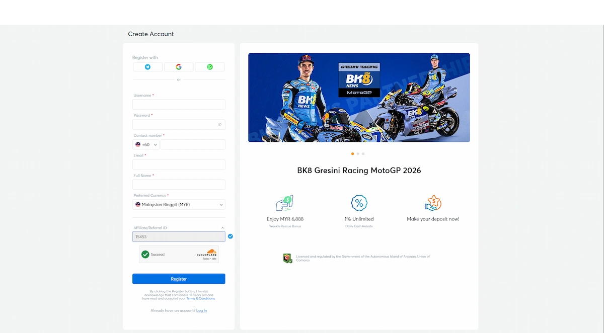 How to Sign Up at an BK8 Online Casino in Singapore