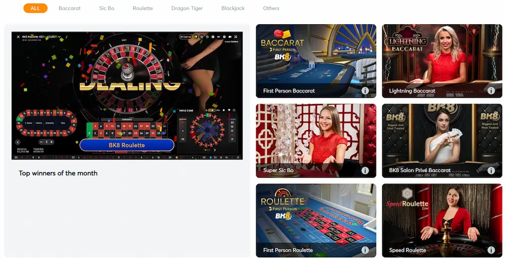 Live Dealer Casino