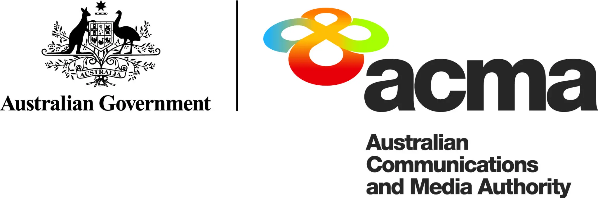 ACMA logo alongside Australian Government crest and text.