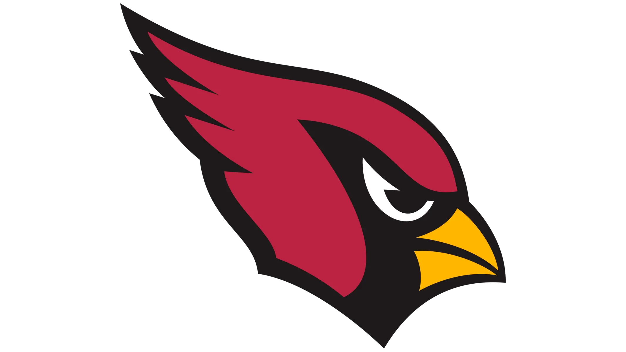 Arizona Cardinals logo featuring a cardinal bird in red, black, and yellow.