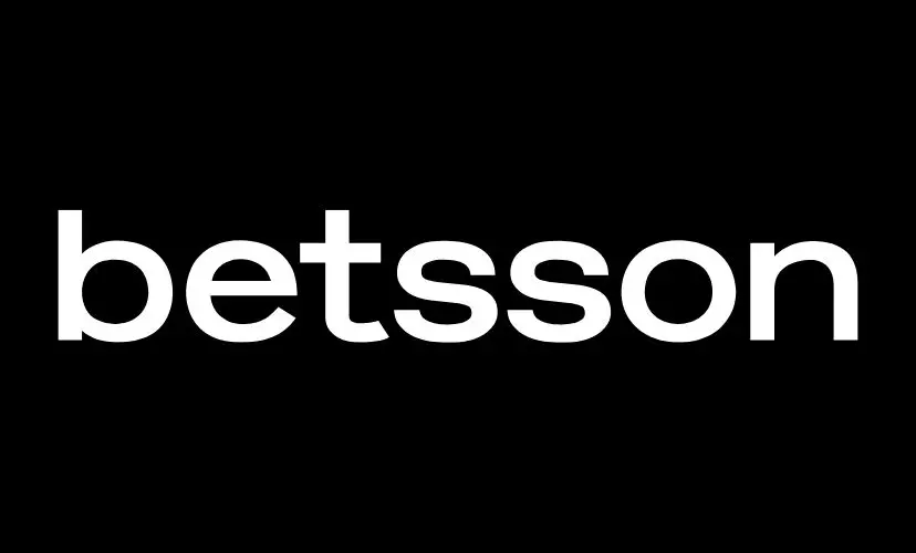 Betsson brand logo on a black background with white text.