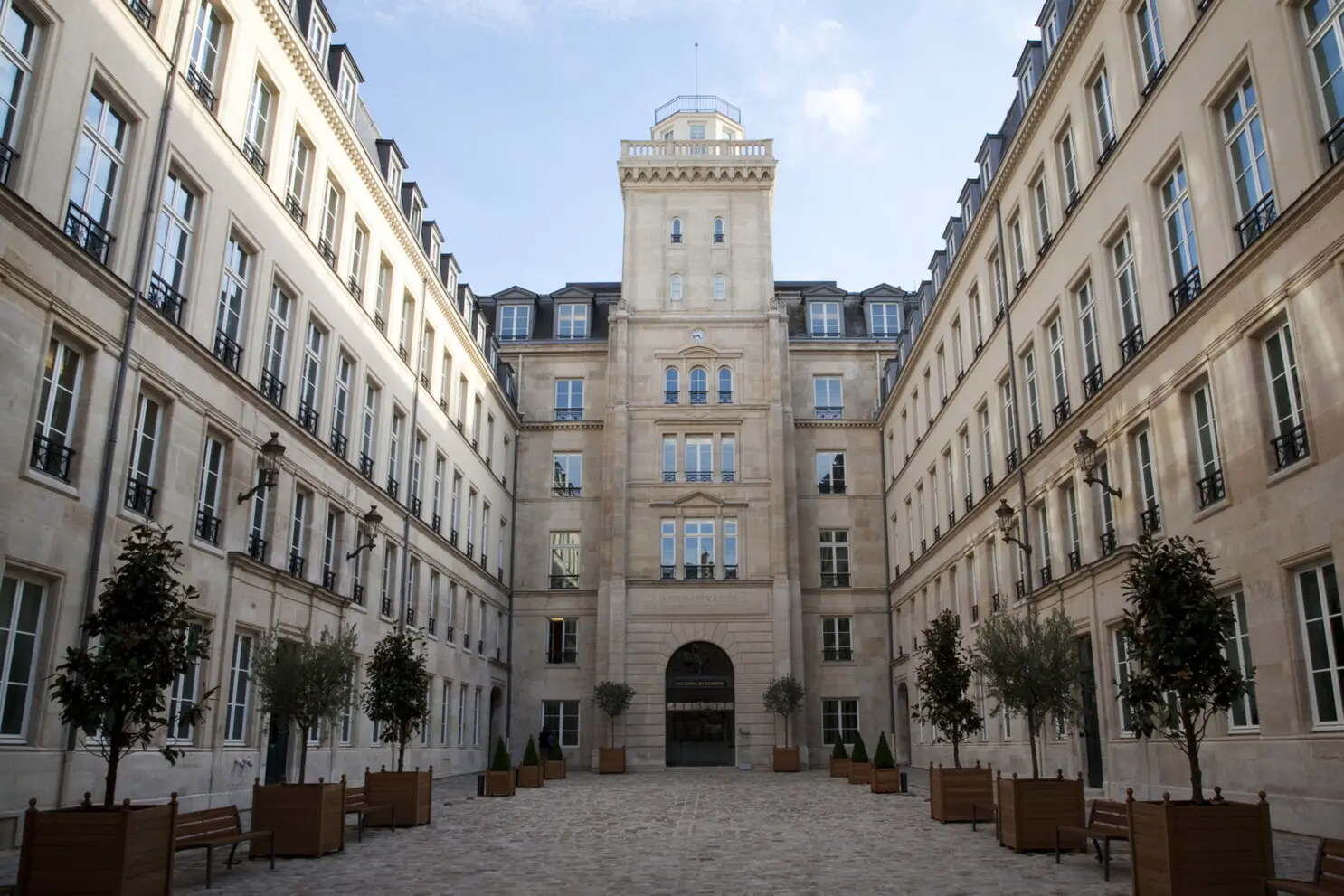 Exterior view of the European Securities and Markets Authority building in Paris.