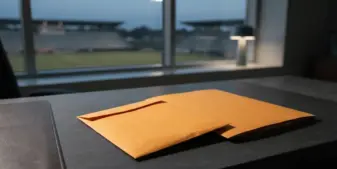 Orange enforcement folder representing Connecticut scrutiny of sports prediction platforms