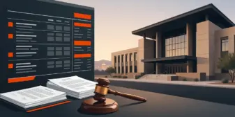 Federal courthouse and sports betting regulation documents representing the Nevada gaming rules ruling